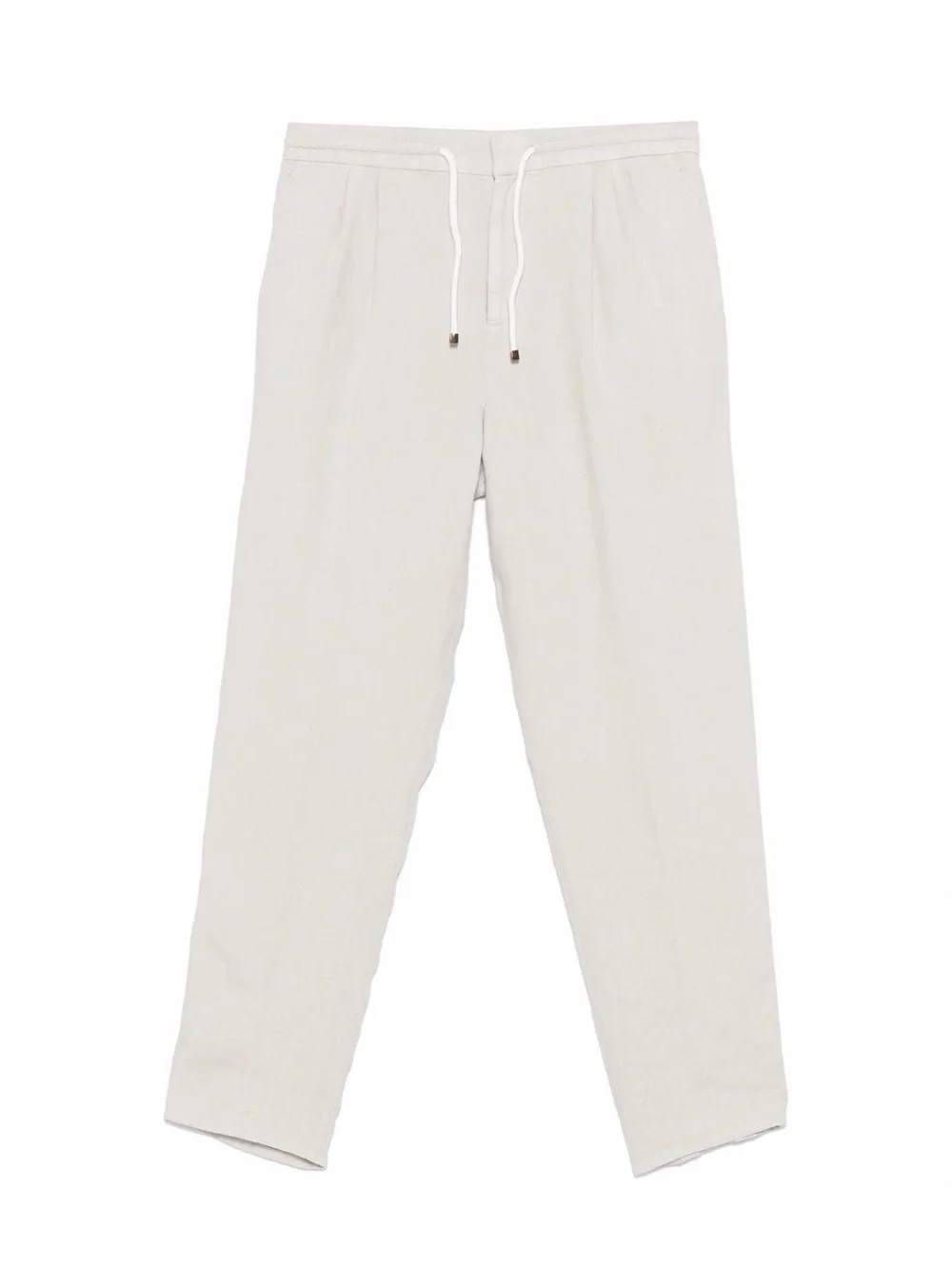 Brunello Cucinelli White Linen Pants
